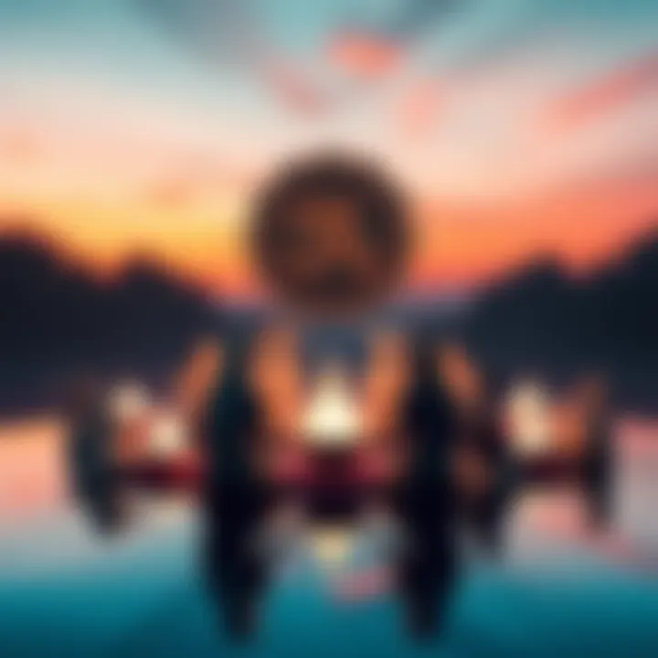 A calm gathering of diverse zodiac symbols representing different signs in a serene environment, reflecting the theme of acceptance and patience towards quietness.
