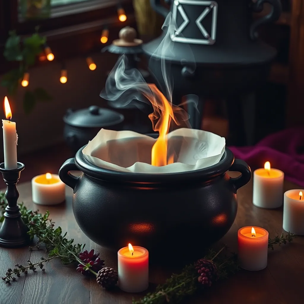 Tips to Minimize Smoke When Burning Paper for Spells : MysteryLores