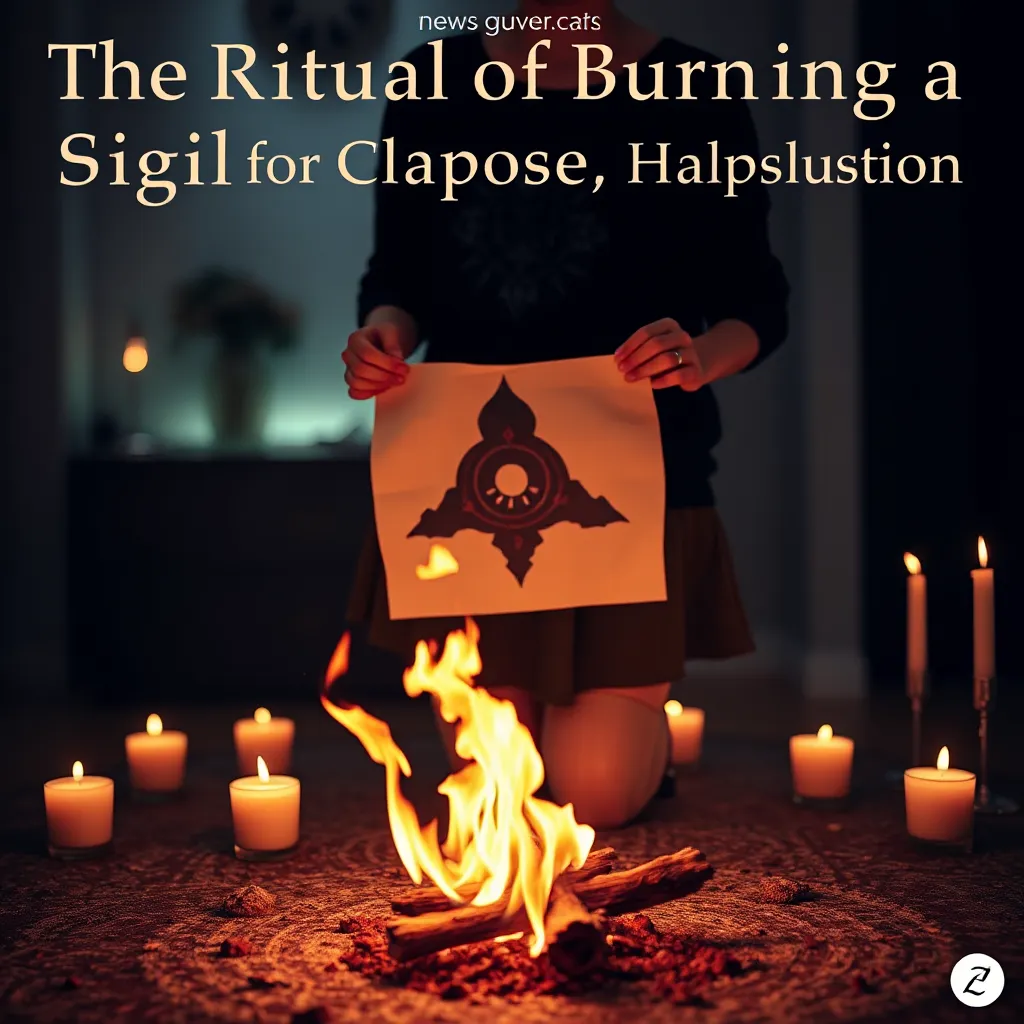 The Ritual of Burning a Personal Sigil for Closure : MysteryLores