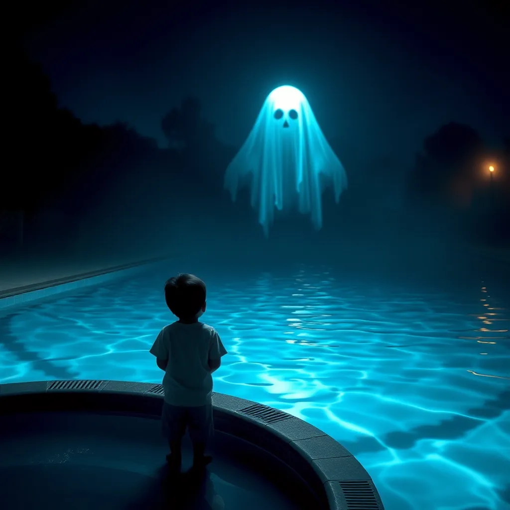 Bizarre Ghost Encounter: Kid's Haunting Pool Experience : MysteryLores
