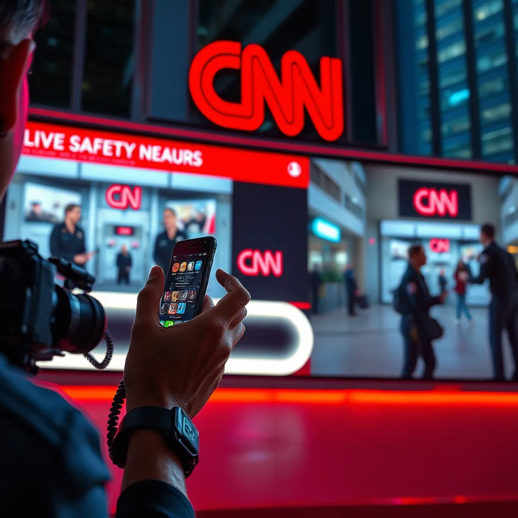 CNN Witness Phone Call Cut on Air While Reporting Safety : MysteryLores