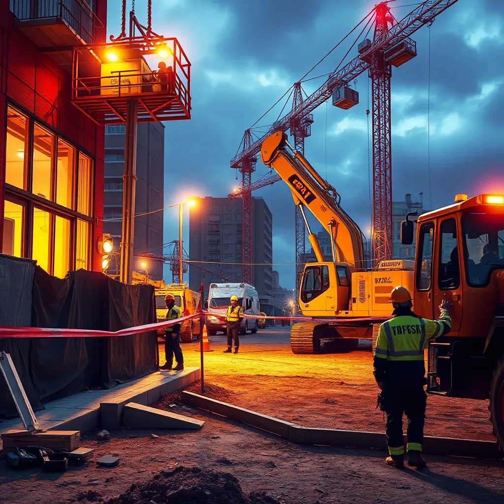 Aftermath of Assassination: Construction Begins at Scene : MysteryLores