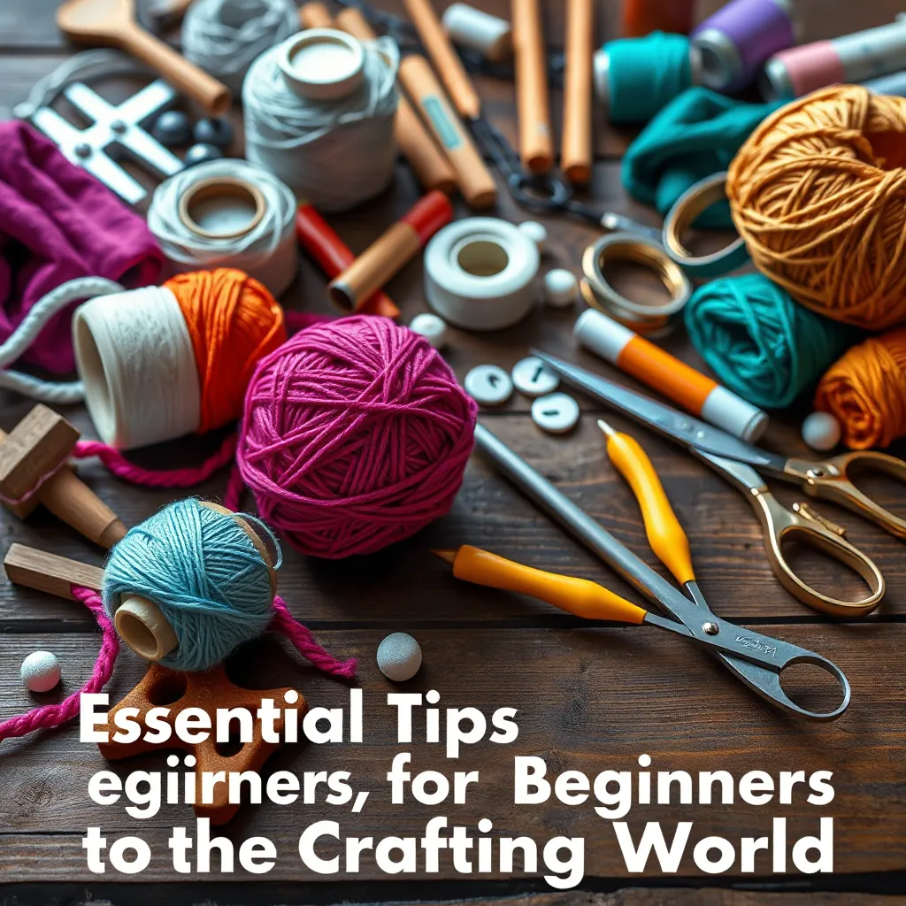 Essential Tips for Beginners in the Crafting World : MysteryLores