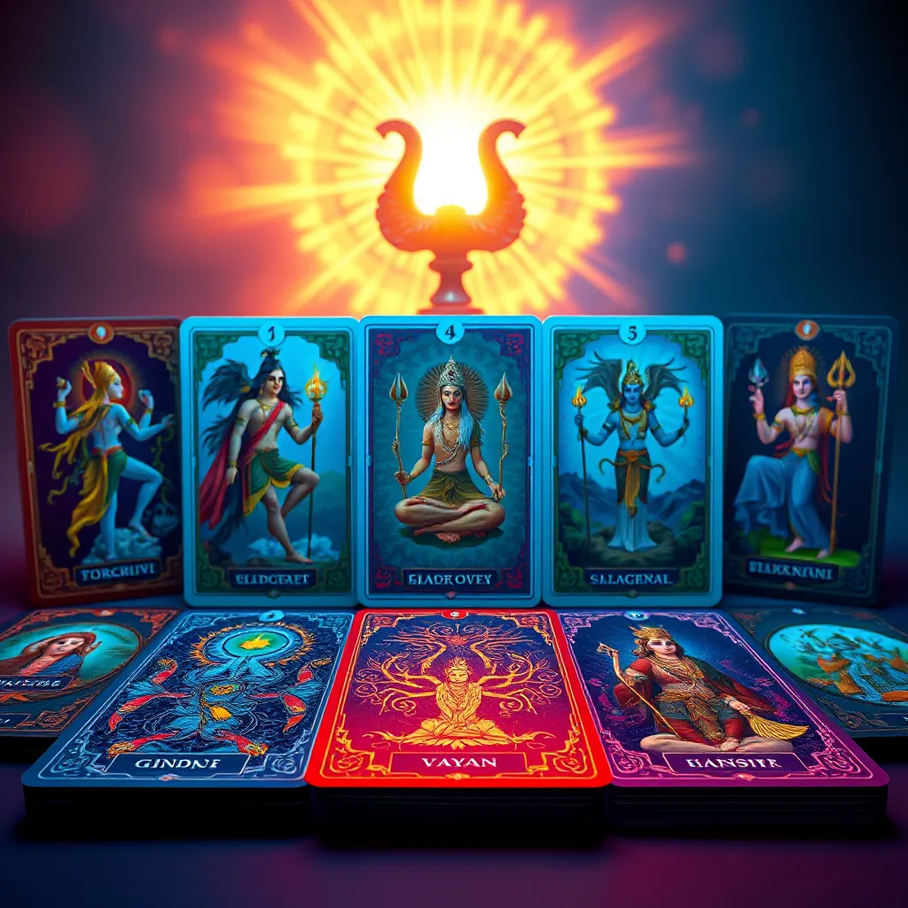 Creative Card Deck Featuring Various Deities : MysteryLores