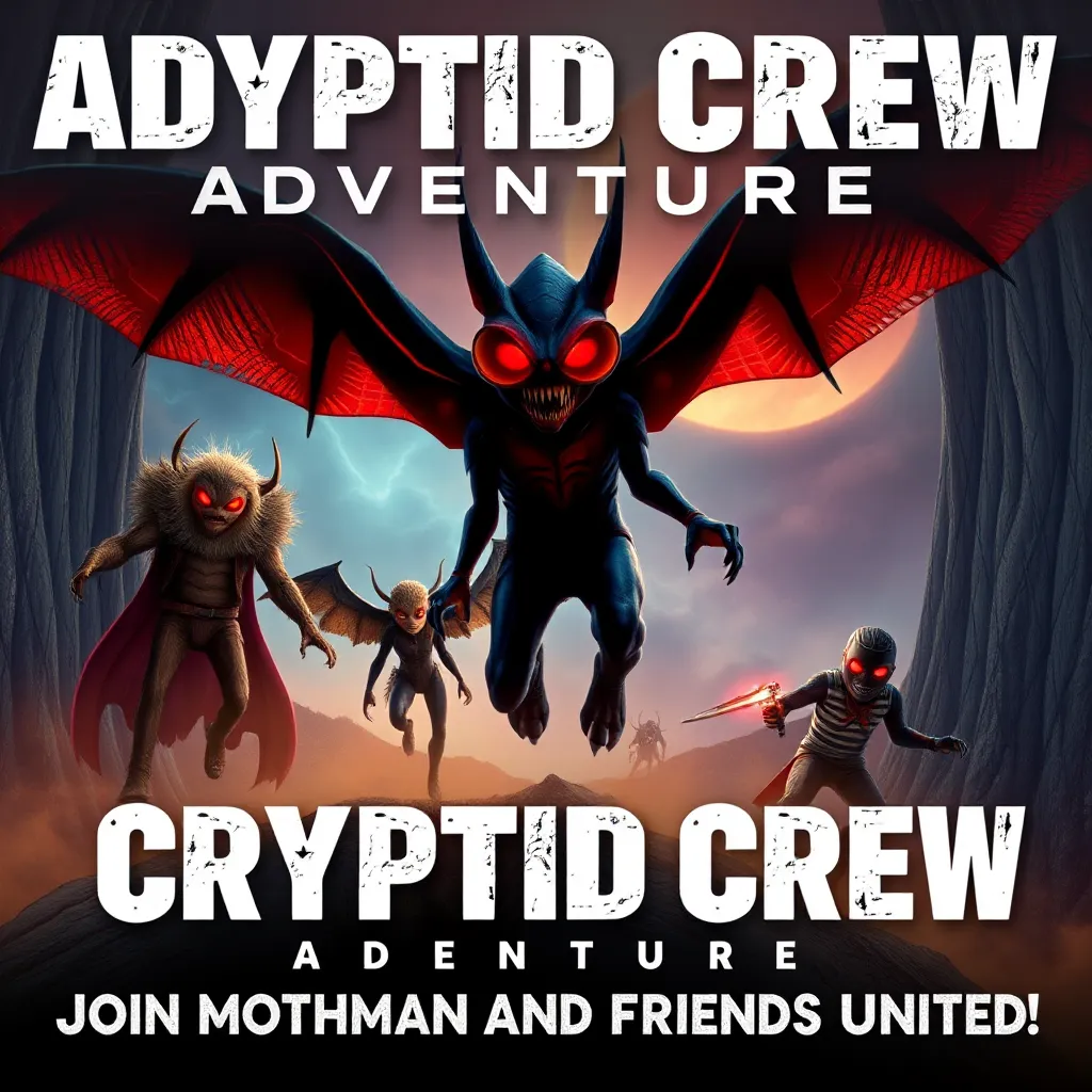 Join The Cryptid Crew: Mothman and Friends Unite! : MysteryLores