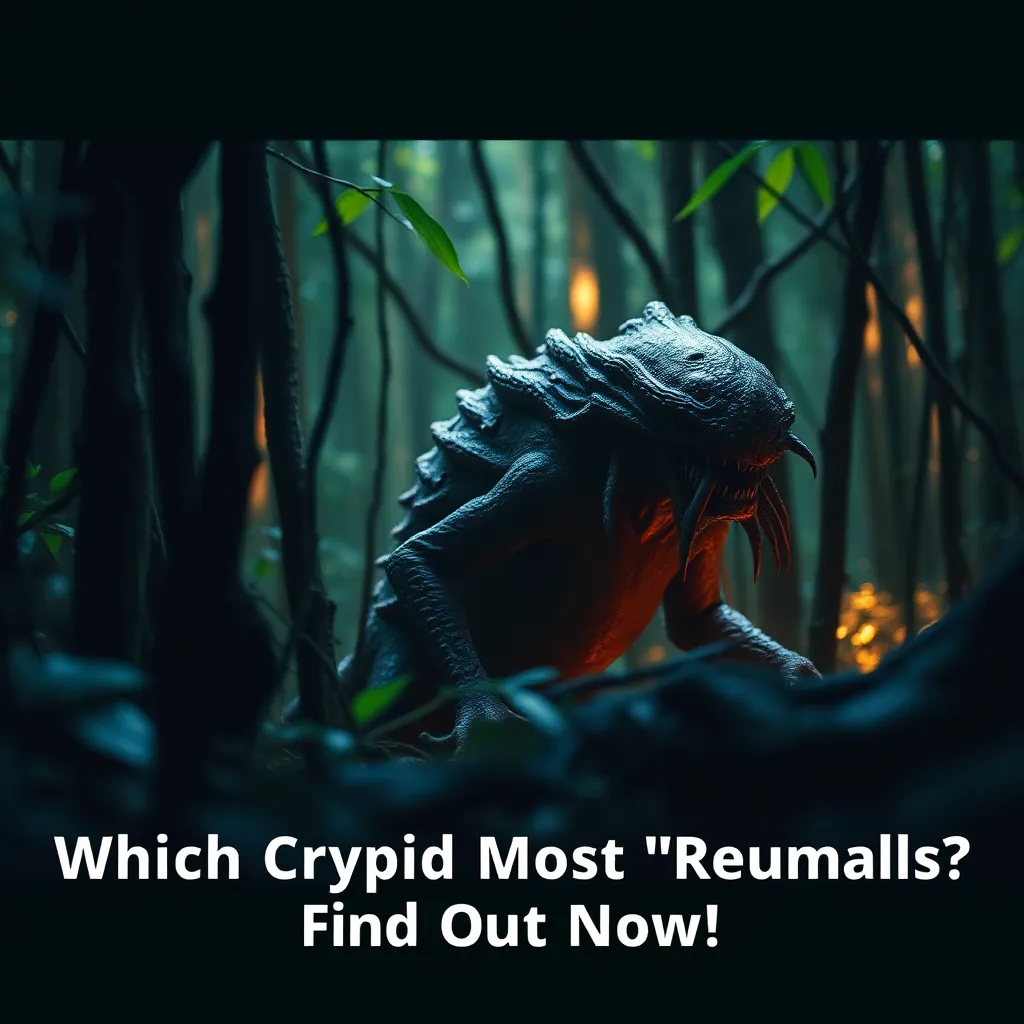 Which Cryptid Most Resembles Reality? Find Out Now! : MysteryLores