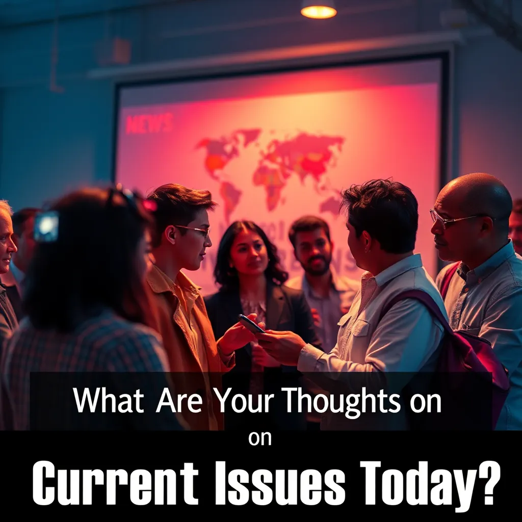 What Are Your Thoughts on Current Issues Today? : MysteryLores