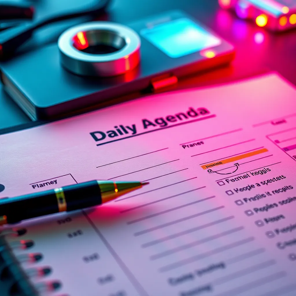 Daily Plans: What’s on My Agenda for Today : MysteryLores