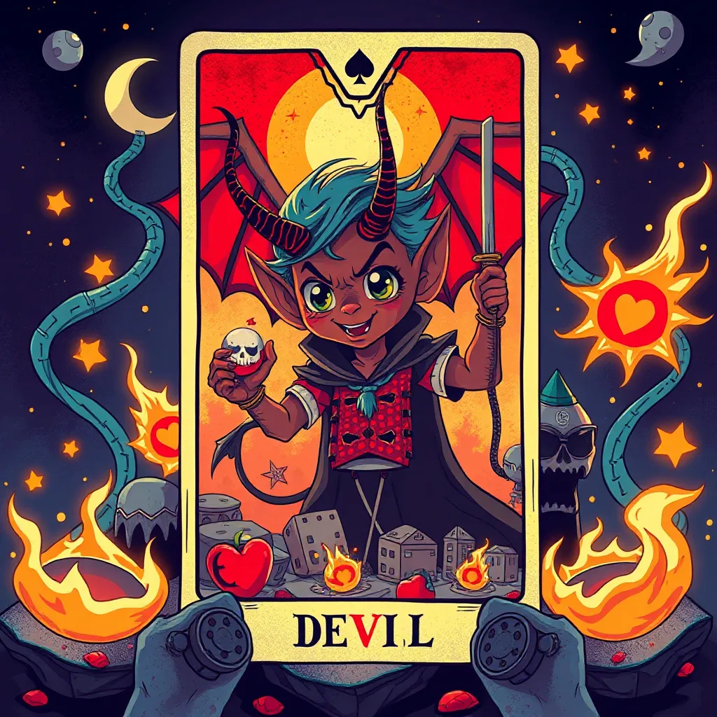 Reinterpreting the Devil Tarot Card for Comic Storytelling : MysteryLores
