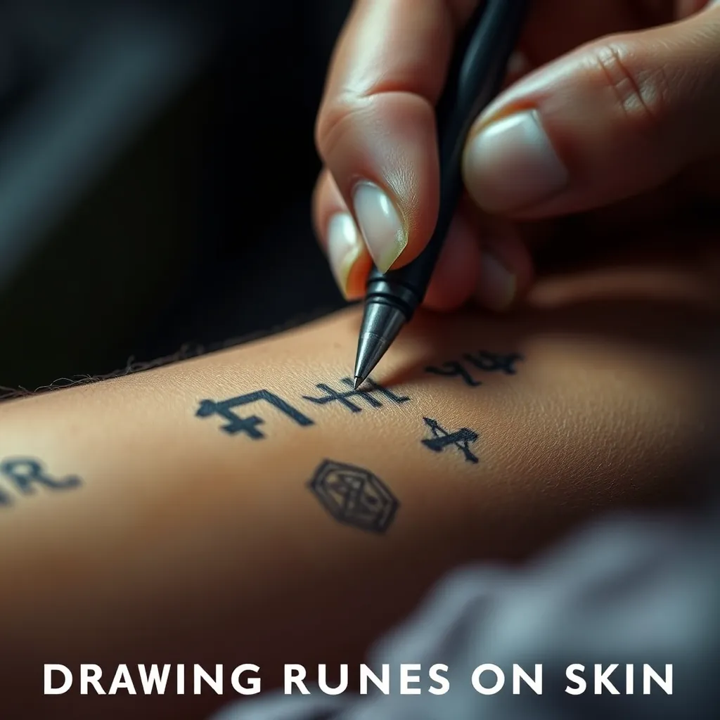 Sharing Experiences: Results from Drawing Runes on Skin : MysteryLores