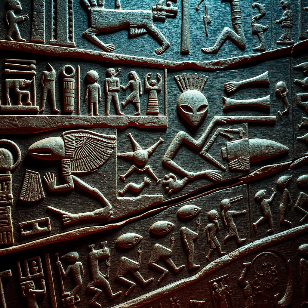 Evidence Shows Egyptian Hieroglyphs Might Depict Aliens : MysteryLores