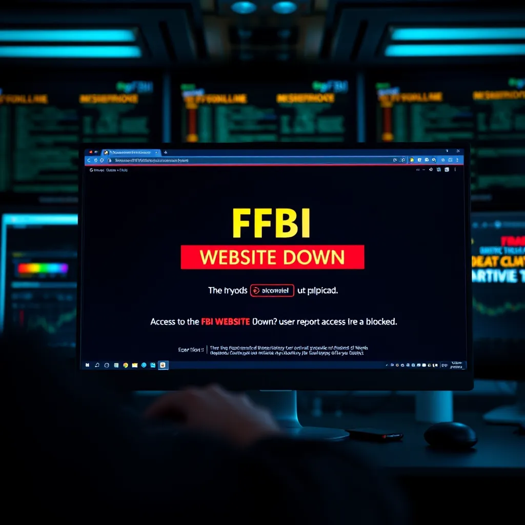 Is the FBI Website Down? Users Report Access Issues : MysteryLores