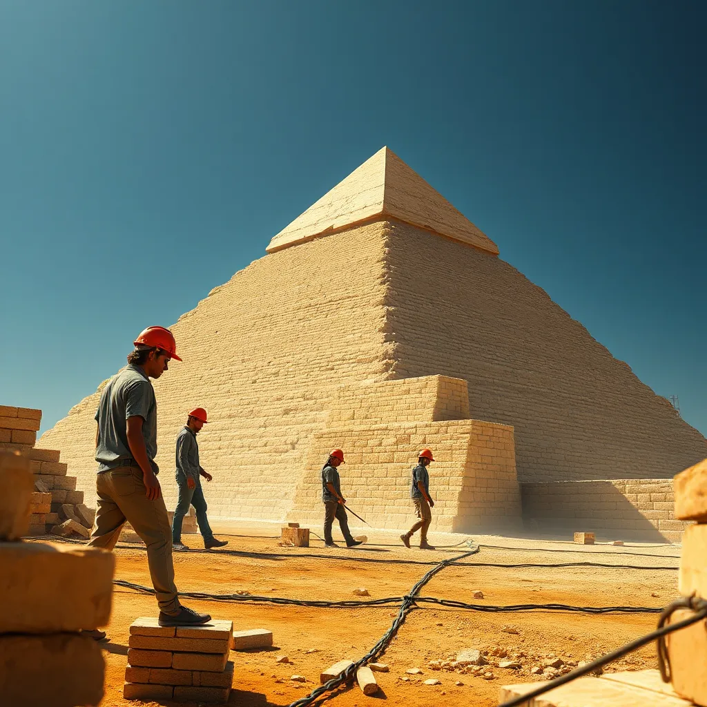 Pyramid Method Earthwork Newly Discovered Method Reshapes Great Pyramid Construction : MysteryLores