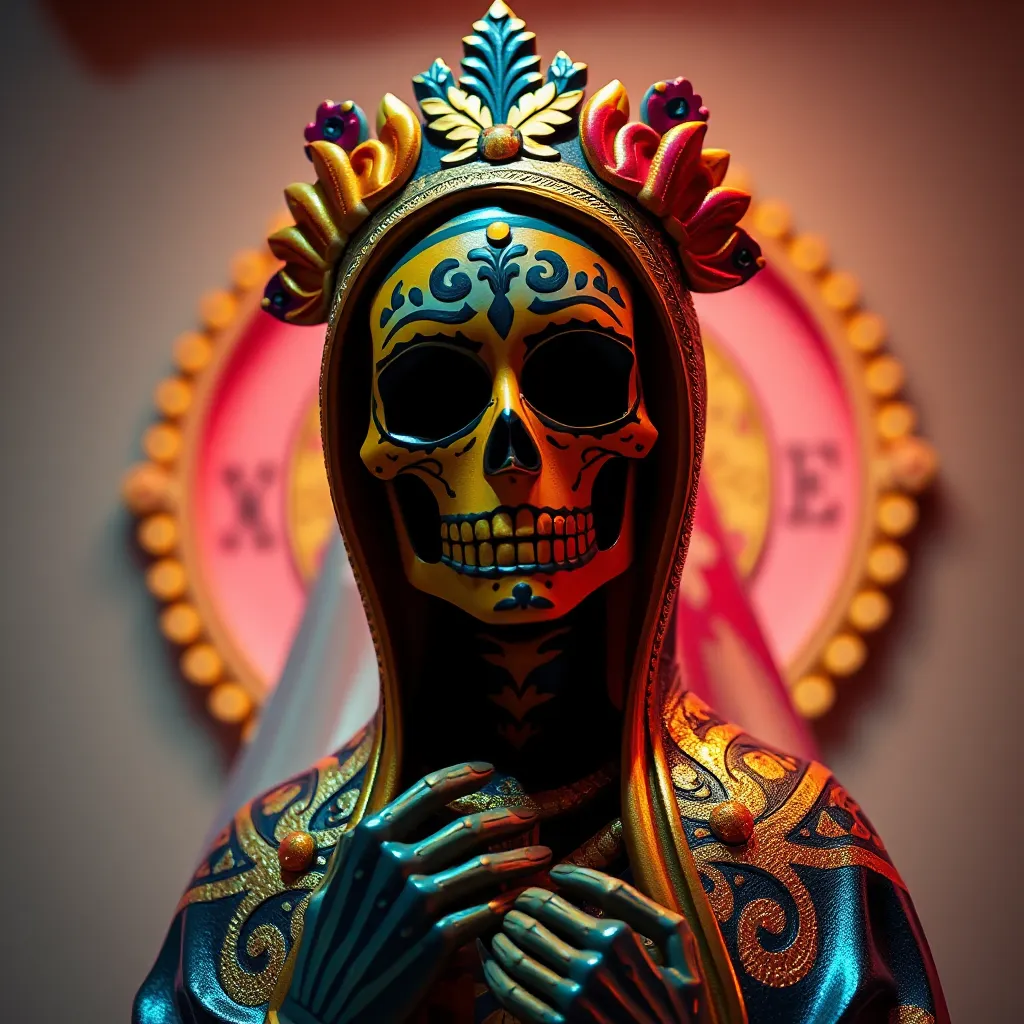 Explore Unique Santa Muerte Statues from Mexico City : MysteryLores