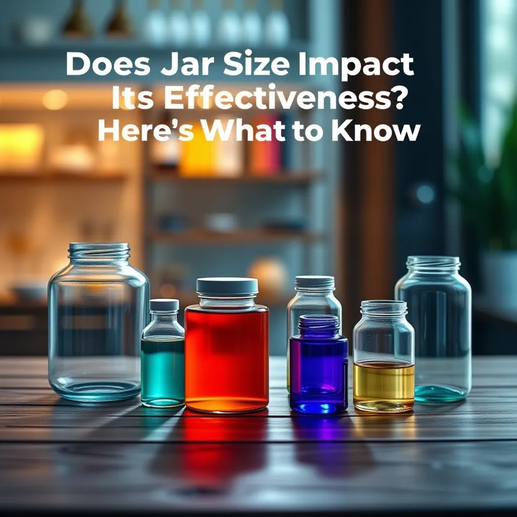 Does Jar Size Impact Its Effectiveness? Here’s What to Know : MysteryLores