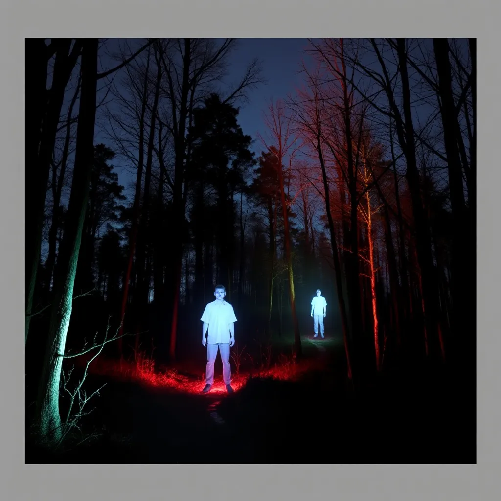 Light Entities Bizarre Light-Emitting Entities Photographed in Kansas Forest ...