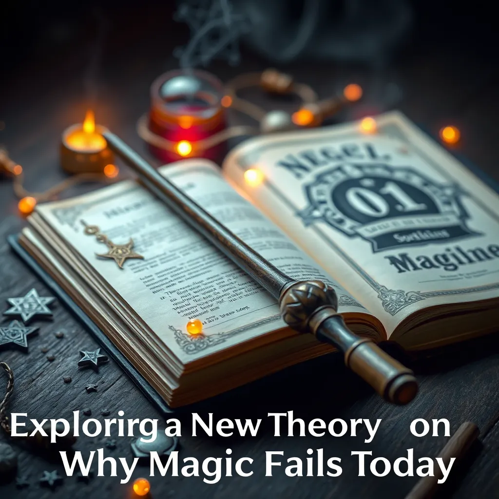 Exploring a New Theory on Why Magic Fails Today : MysteryLores