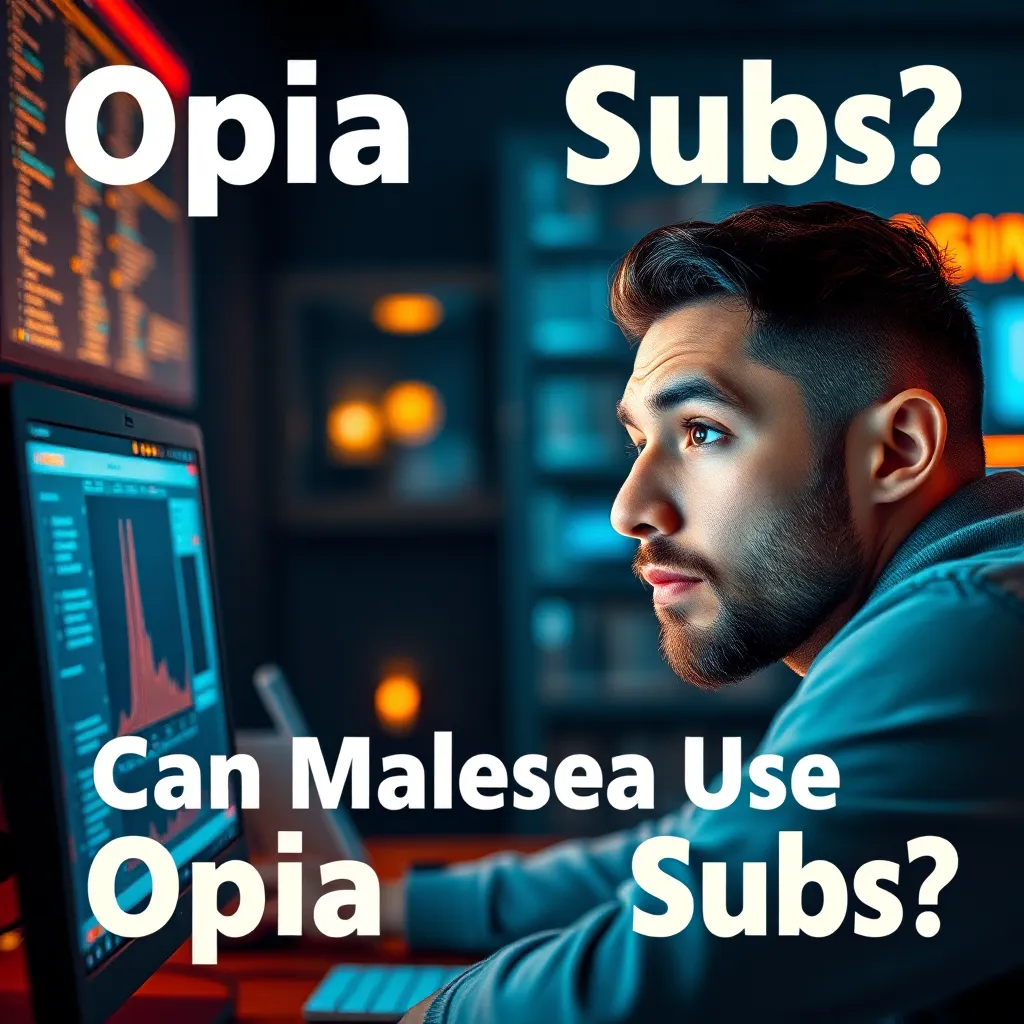 Can Males Use Opia Subs? Exploring Unisex Options : MysteryLores