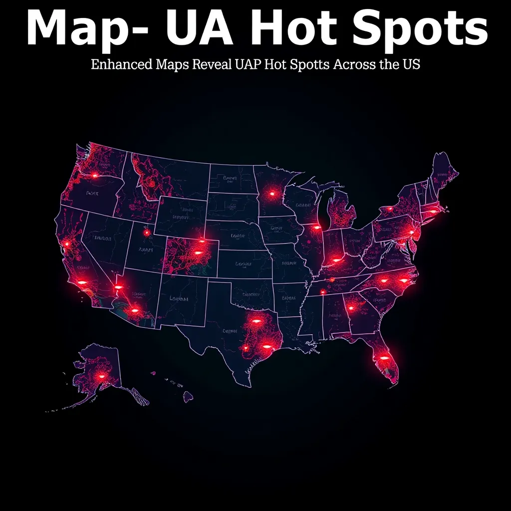 Enhanced Maps Reveal UAP Hot Spots Across the US : MysteryLores