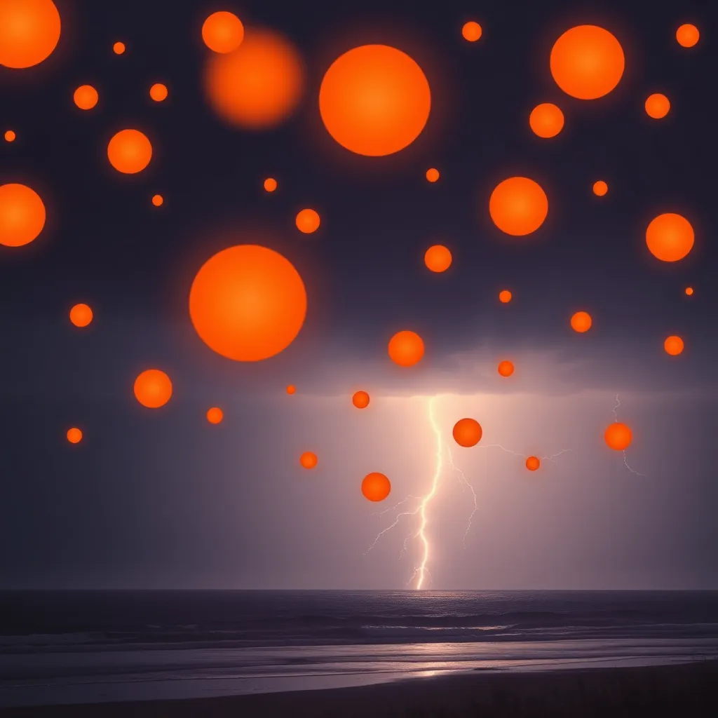 Unexplained Sighting of Orbs off Outer Banks Coast : MysteryLores