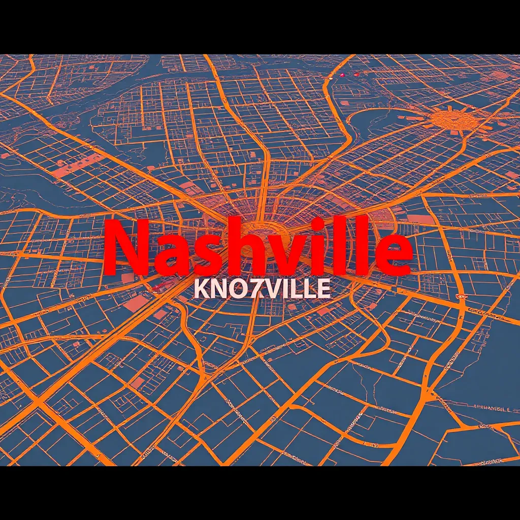 Nashville and Knoxville: A City Map Confusion : MysteryLores