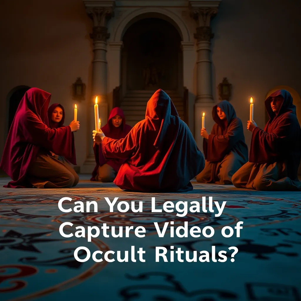 Can You Legally Capture Video of Occult Rituals? : MysteryLores