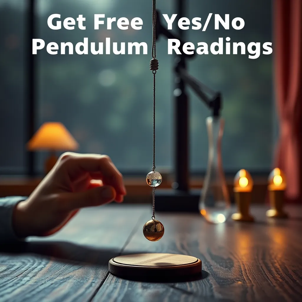Get Free Yes/No Pendulum Readings and Test Your Questions! : MysteryLores