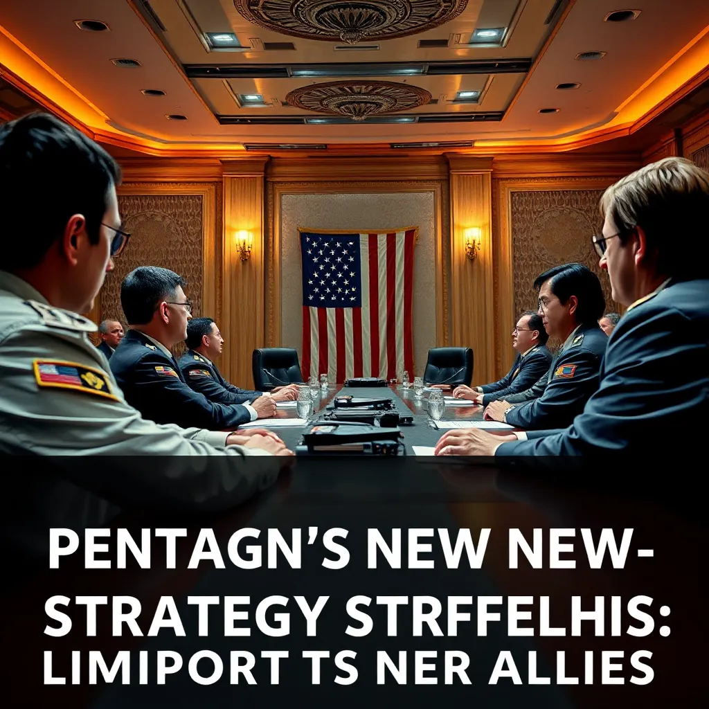 Pentagonal Strategy Pentagon's New Strategy: Limited Support for Allies : MysteryLores