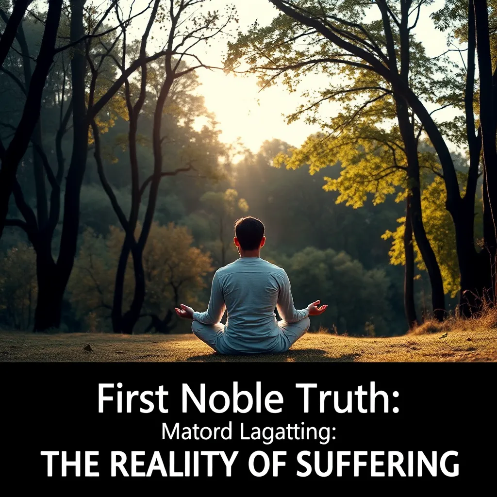 Understanding the First Noble Truth The Reality of Suffering