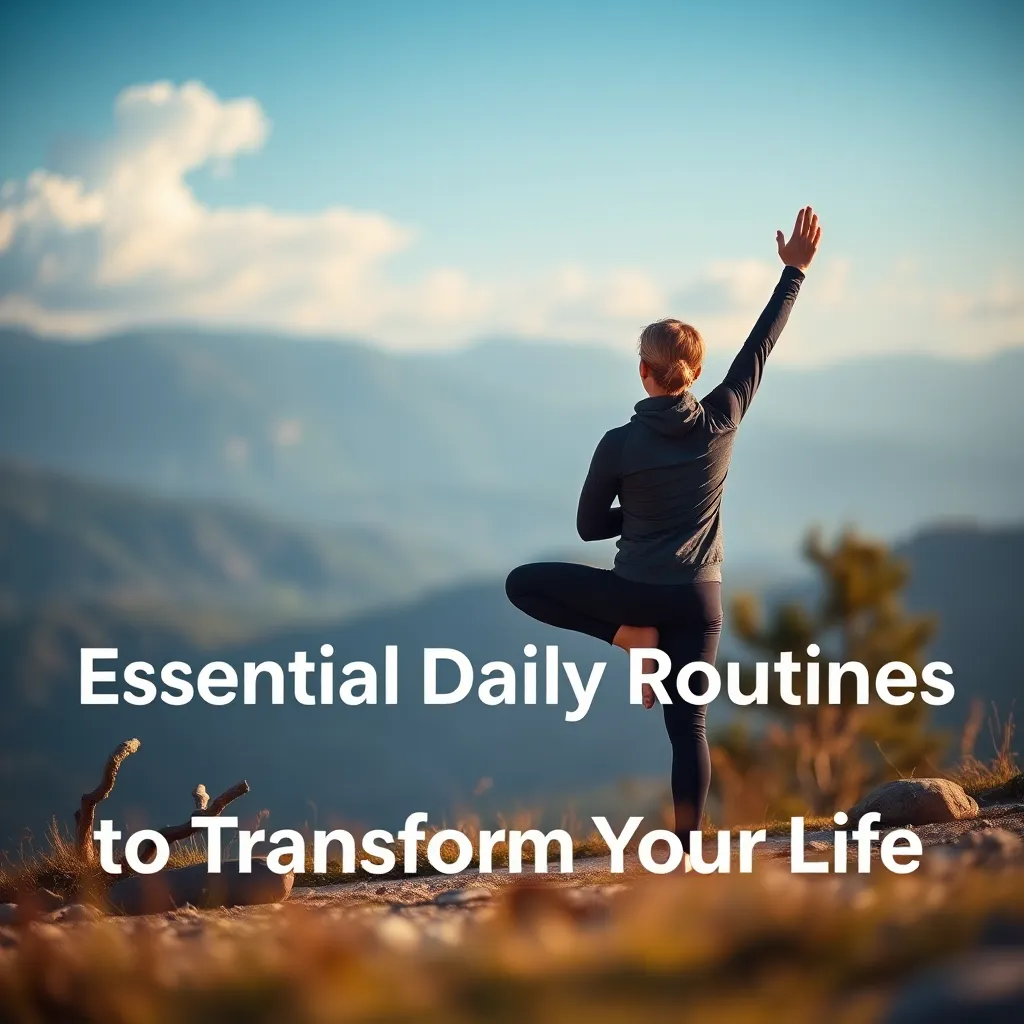 Transform Your Routine Essential Daily Routines to Transform Your Life : MysteryLores