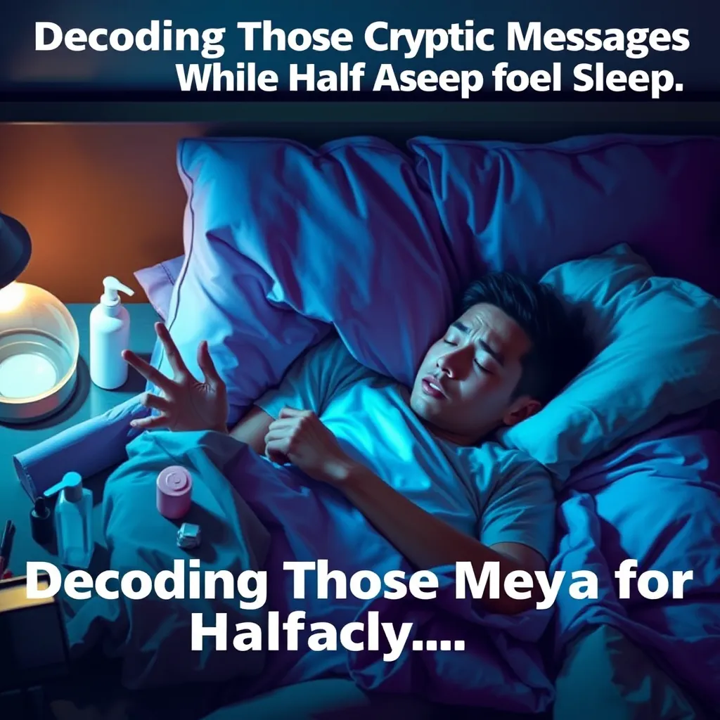 Decoding Those Cryptic Messages While Half Asleep : MysteryLores