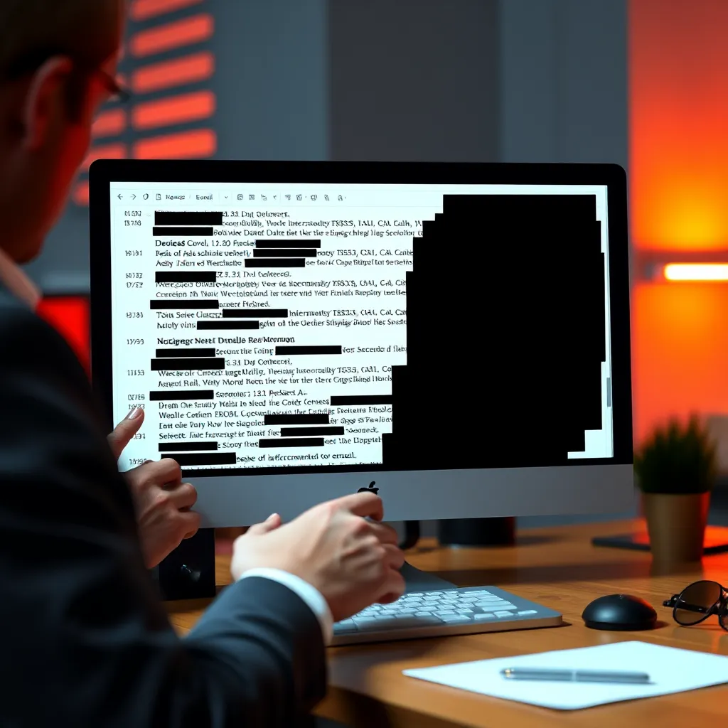 Questions Rise on Redacted Emails and Their Origins : MysteryLores