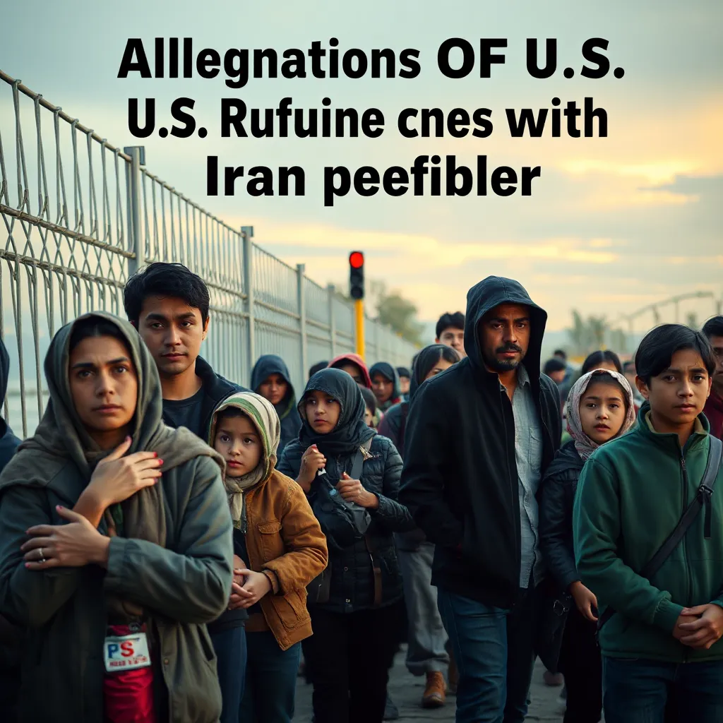 Refugee One Rana Allegations of U.S. Refugee Crisis Tied to Iran Conflict : MysteryLores