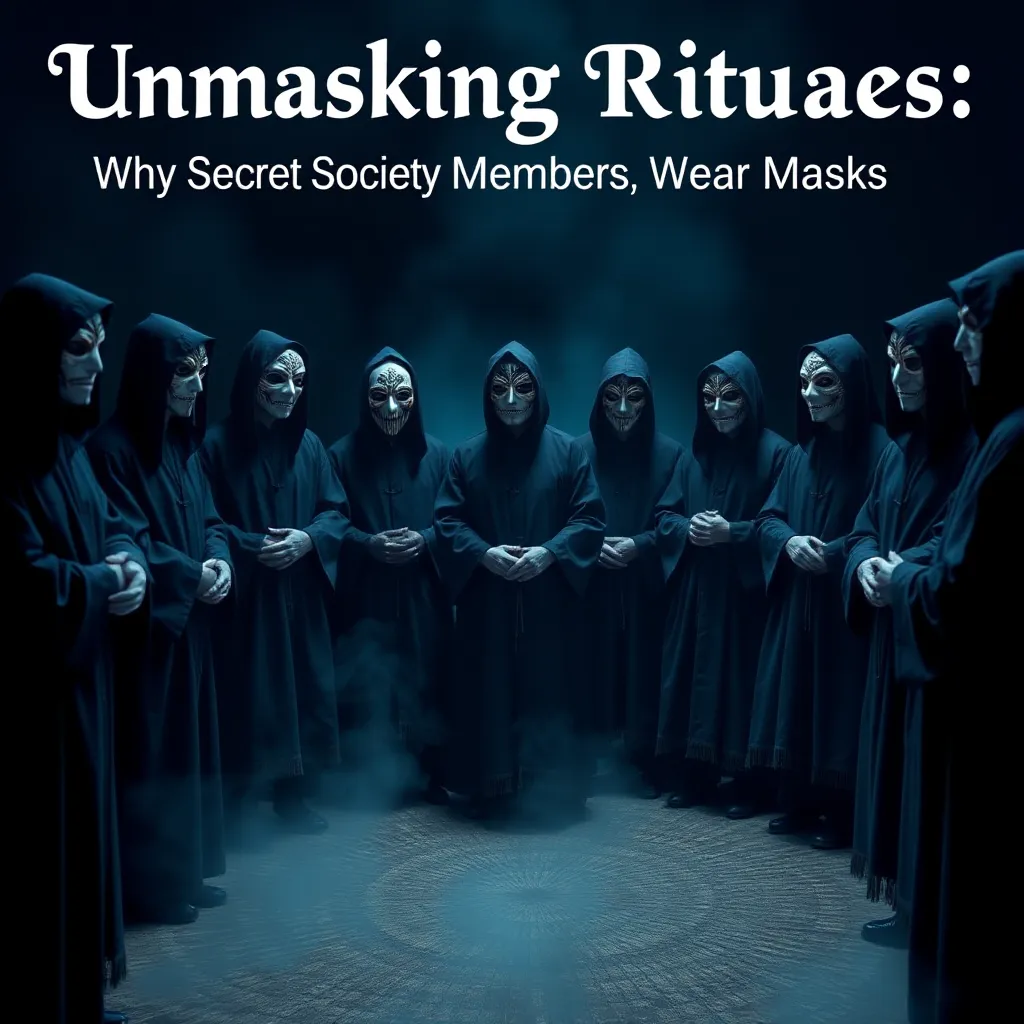 Unmasking Rituals Why Secret Society Members Wear Masks MysteryLores