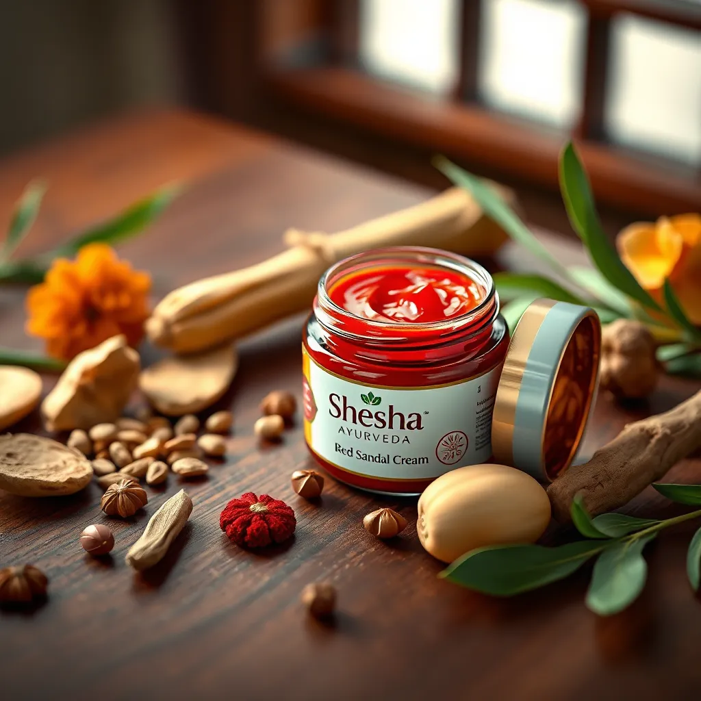 Using Shesha Is Shesha Ayurveda's Red Sandal Cream Worth Trying? : MysteryLores