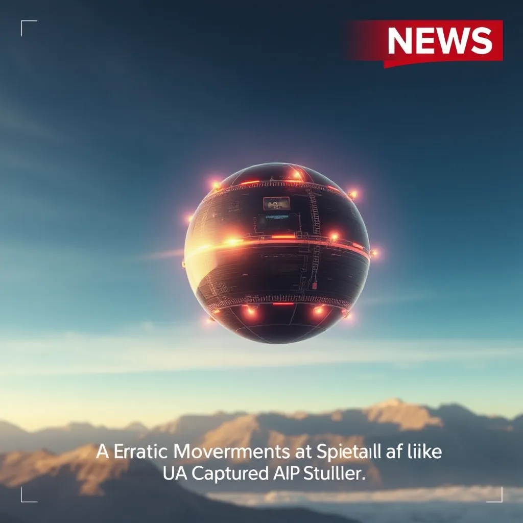 Erratic Movements of a Spherical UAP Captured on Video : MysteryLores