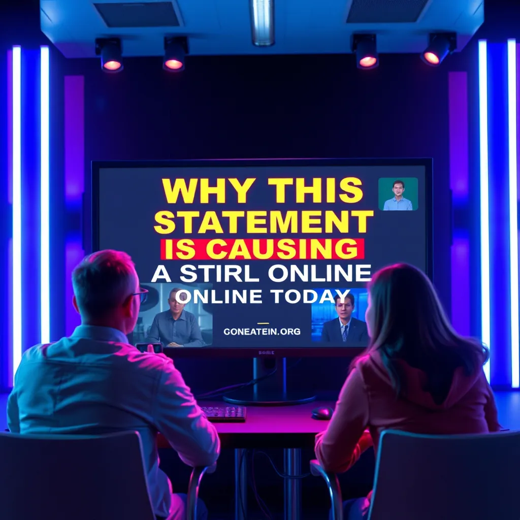 Why This Statement is Causing a Stir Online Today MysteryLores