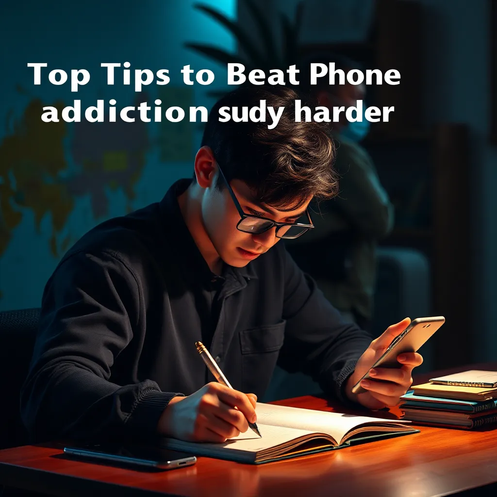 Top Tips to Beat Phone Addiction and Study Harder : MysteryLores