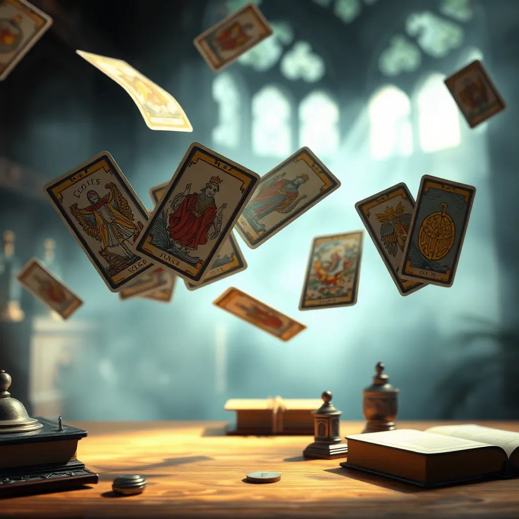 Exploring Techniques for Reading Flying Cards in Tarot : MysteryLores