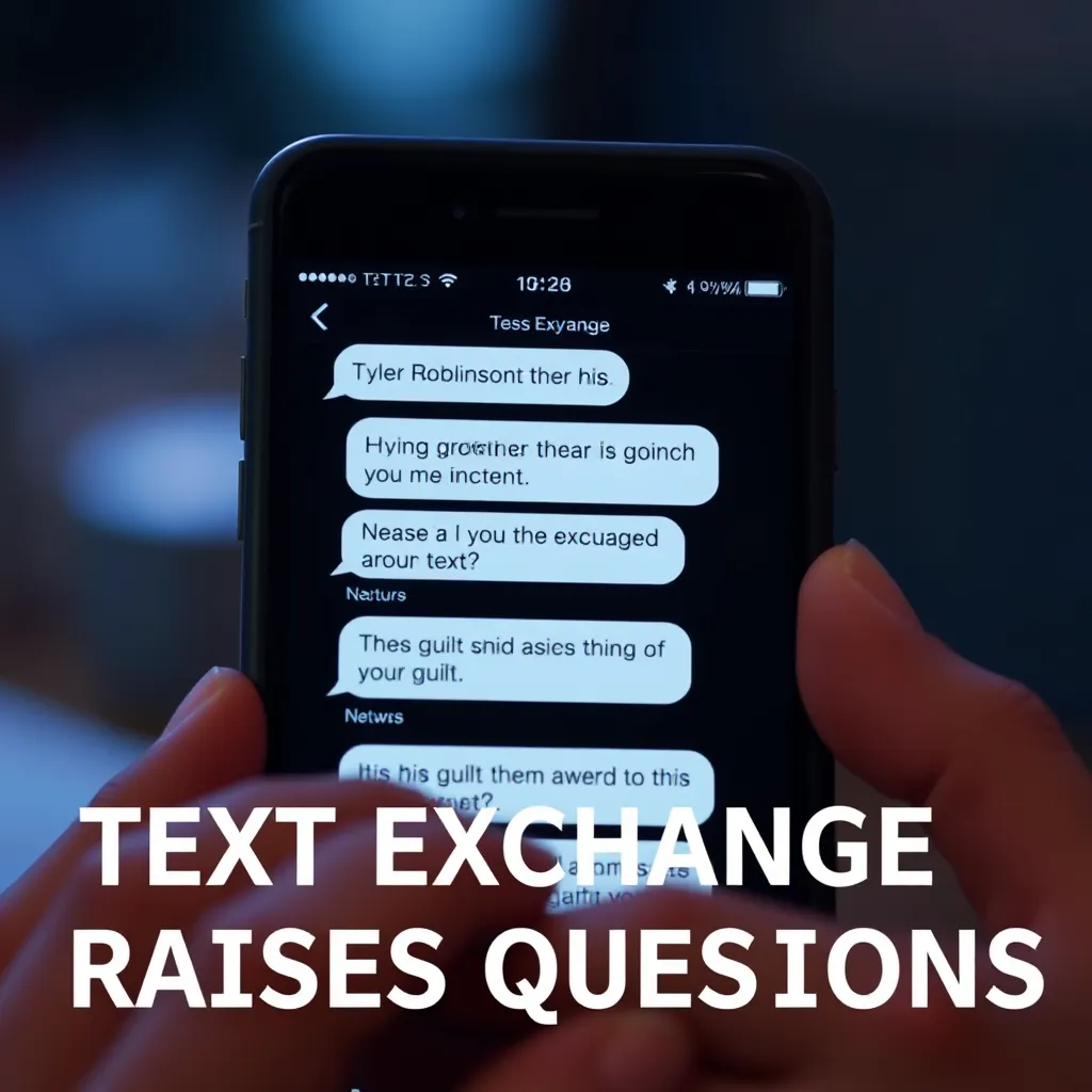Text Exchange from Accused Assassin Raises Questions : MysteryLores