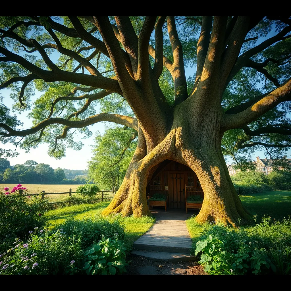Enchanting Tree Den in Knutsford: Nature's Hidden Gem : MysteryLores