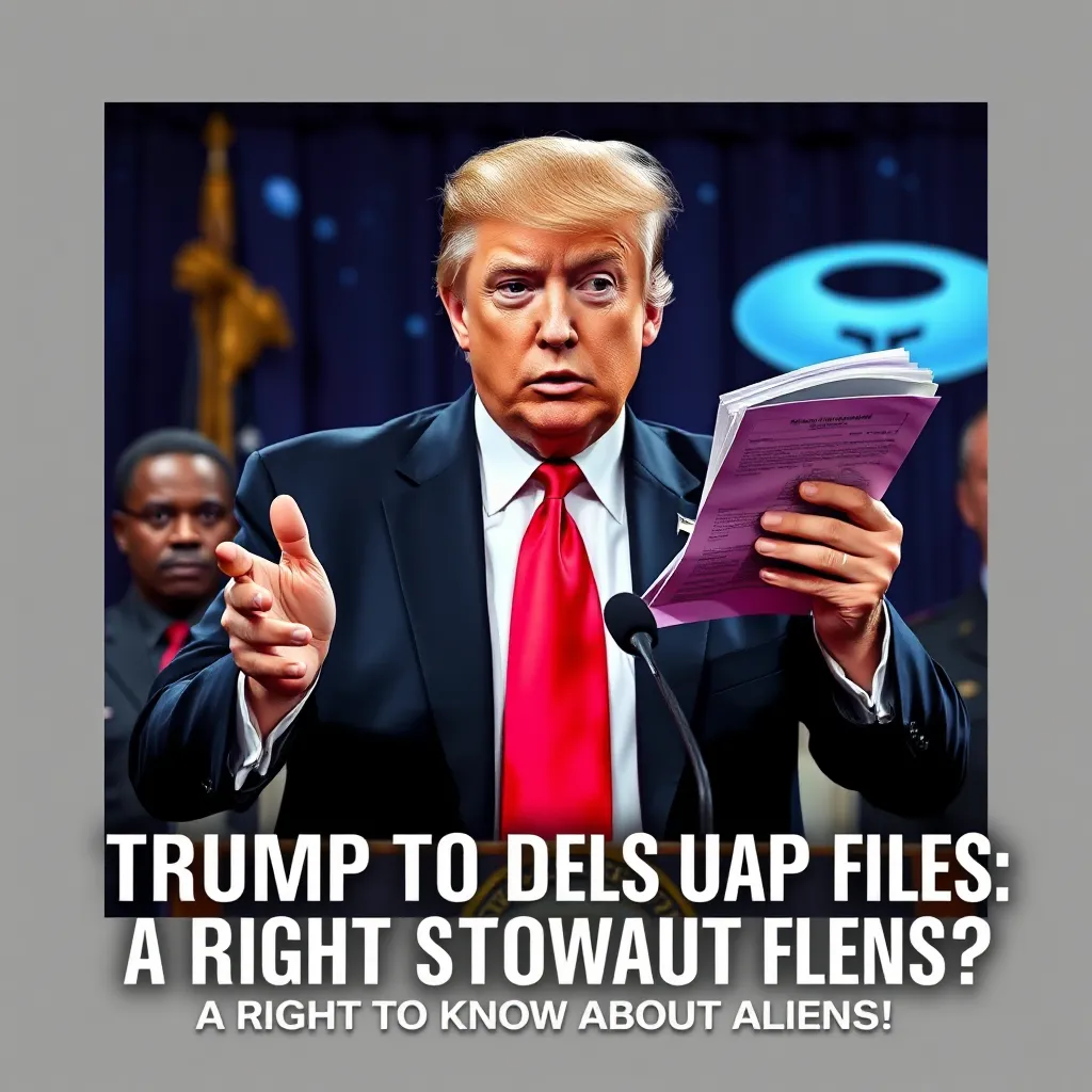 Trump to Declassify UAP Files: A Right to Know About Aliens? : MysteryLores