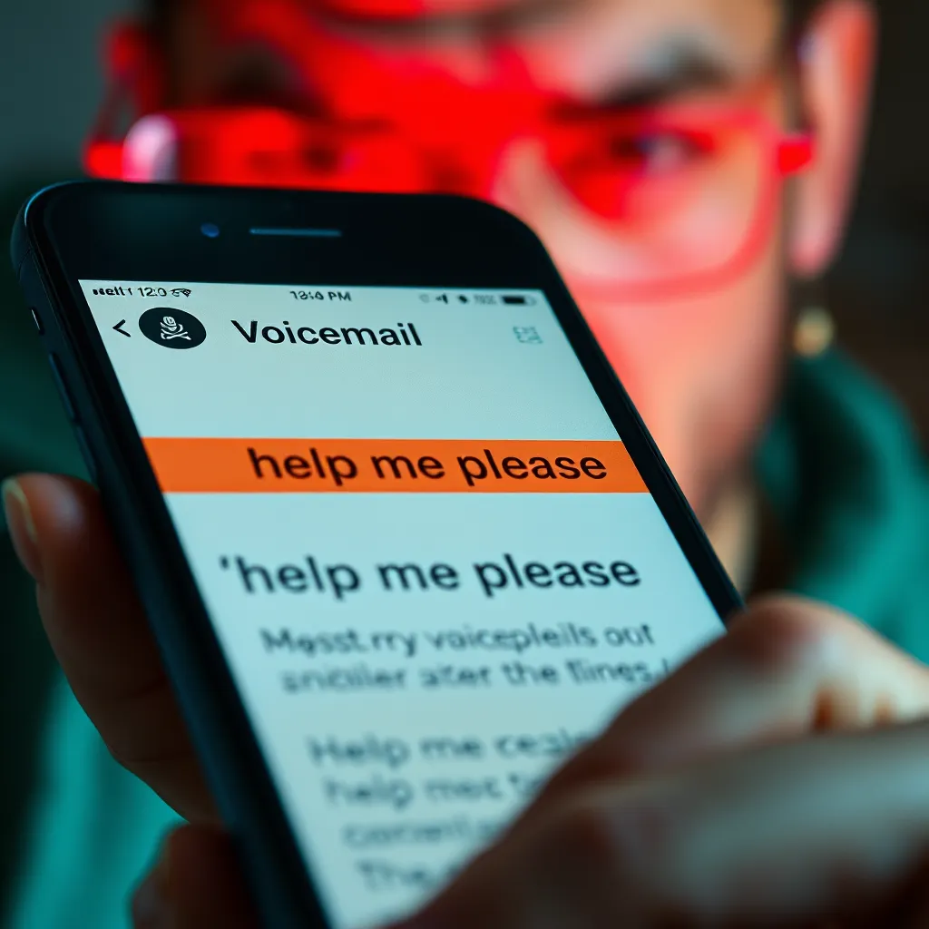 Image showcasing Mystery Voicemail: Caller Spells Out 'Help Me Please' : MysteryLores