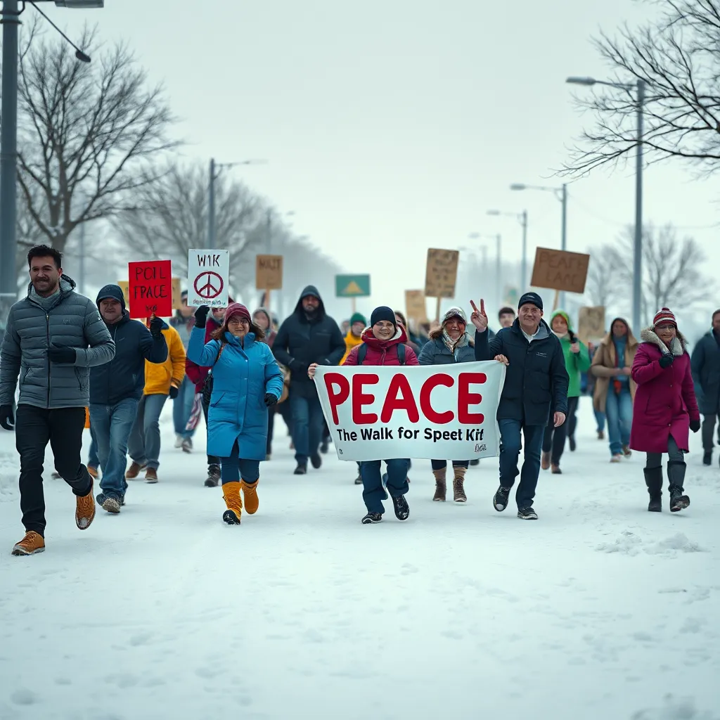 Join the Walk for Peace Despite Snowstorms This Winter : MysteryLores